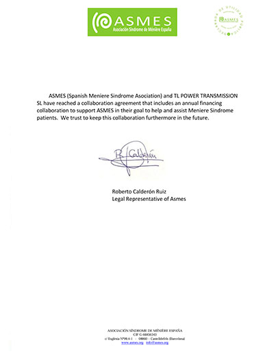  In November 2023, an annual collaboration agreement was established with ASMES with the aim of assisting the association and helping it gain recognition.